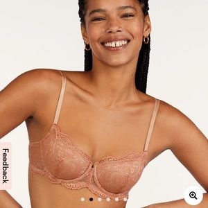 NWT Thirdlove 24/7 Lace Balconette Bra - 32B1/2